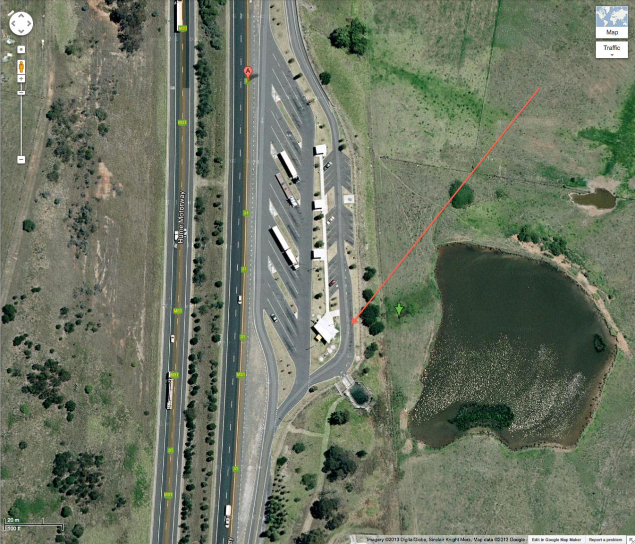 Hume Highway NSW, Douglas Park rest area