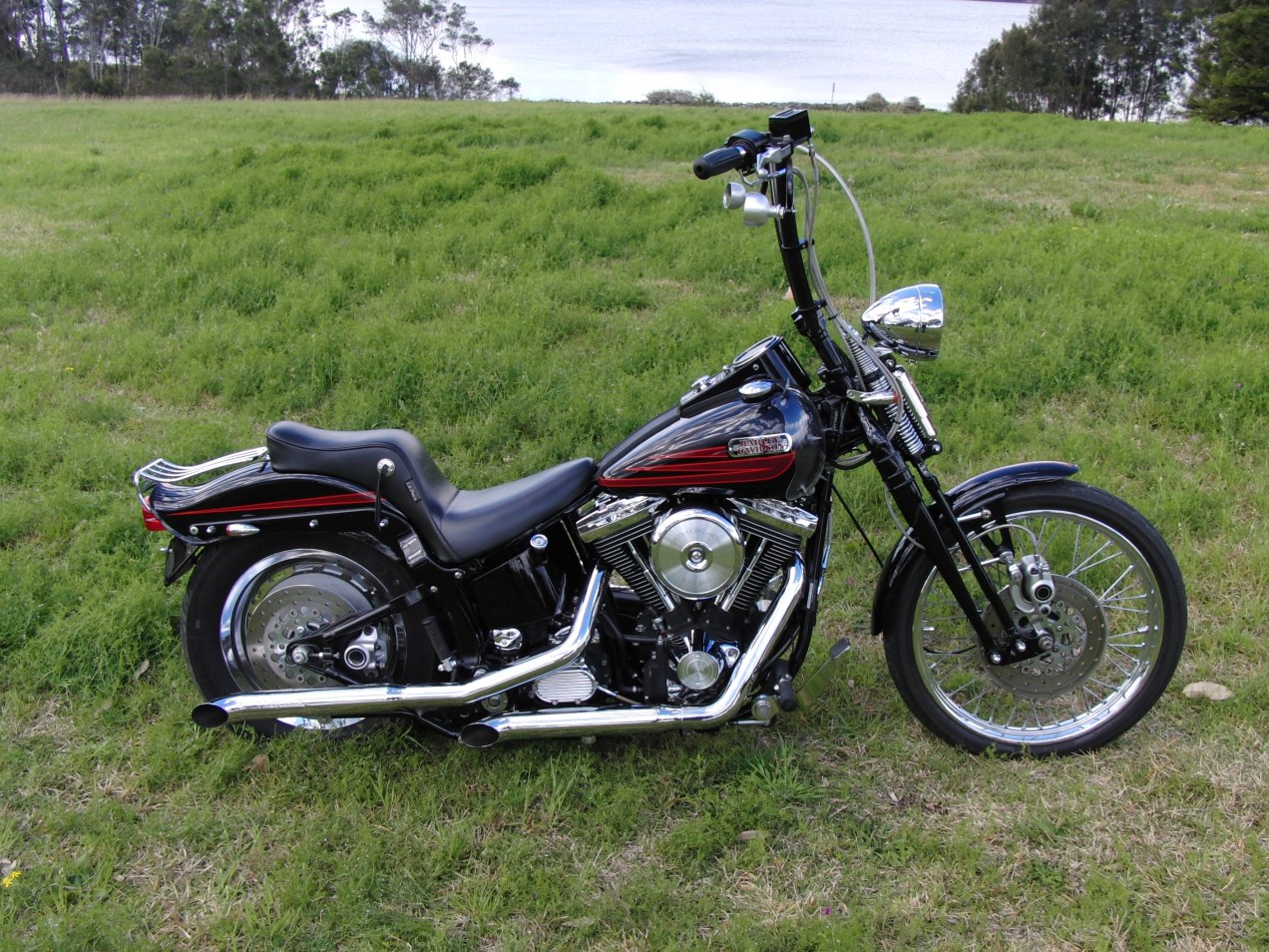 harley-davidson-softail-springer-1995-bad-boy-FXSTSB-evolution-1340-carlini-evil-apehangers-lepera-le-pera-cherokee-seat-jeremiah-watt-slotted-concho-joker-machine-mirrors-psalmistice_CIMG2870