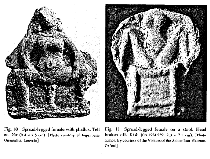 Source: Sex, Magic, and the Liminal Body in the Erotic Art and Texts of the Old Babylonian Period, Assante. J, (2002)