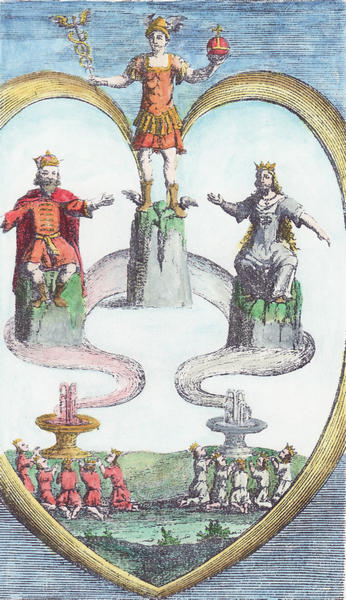 Engraving from Benedictus Figulus, Thesaurinella olympica, Hamburg, 1682