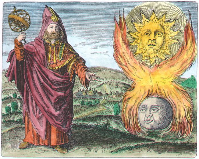 Hermes Trismegistus from Michael Maier, Symbola aurea mensae, Franckfurt, 1617