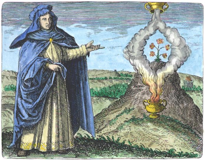 Maria the Jewess from Maier Symbola aurea mensae, Franckfurt, 1617