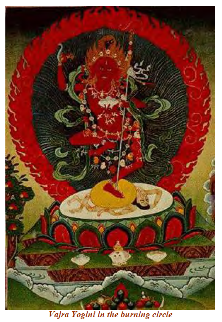 Vajra Yogini in the Burning Circle
