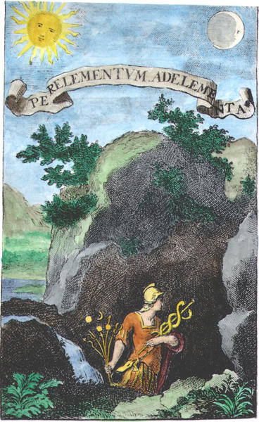 Engraving from Baro Urbigerus, Besondere chymische Schrifften, 1705_A129