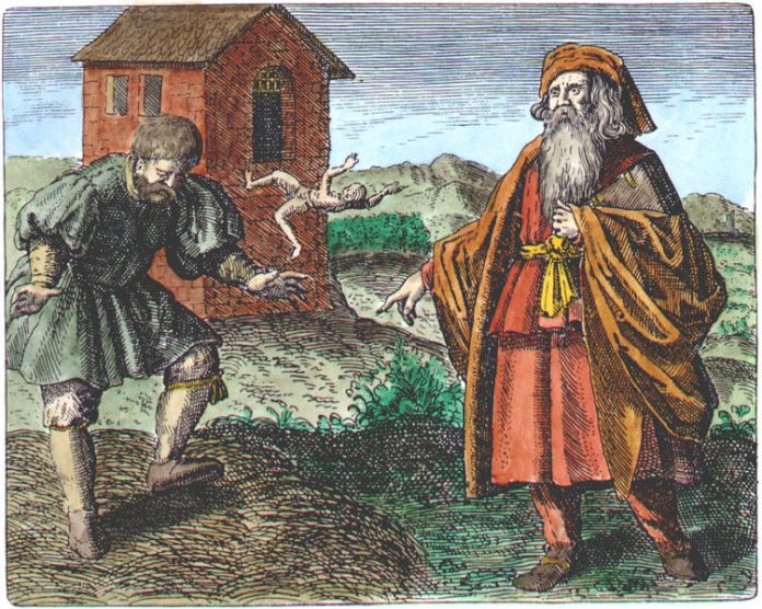 Morienus from Michael Maier, Symbola aurea mensae, Frankfurt, 1617